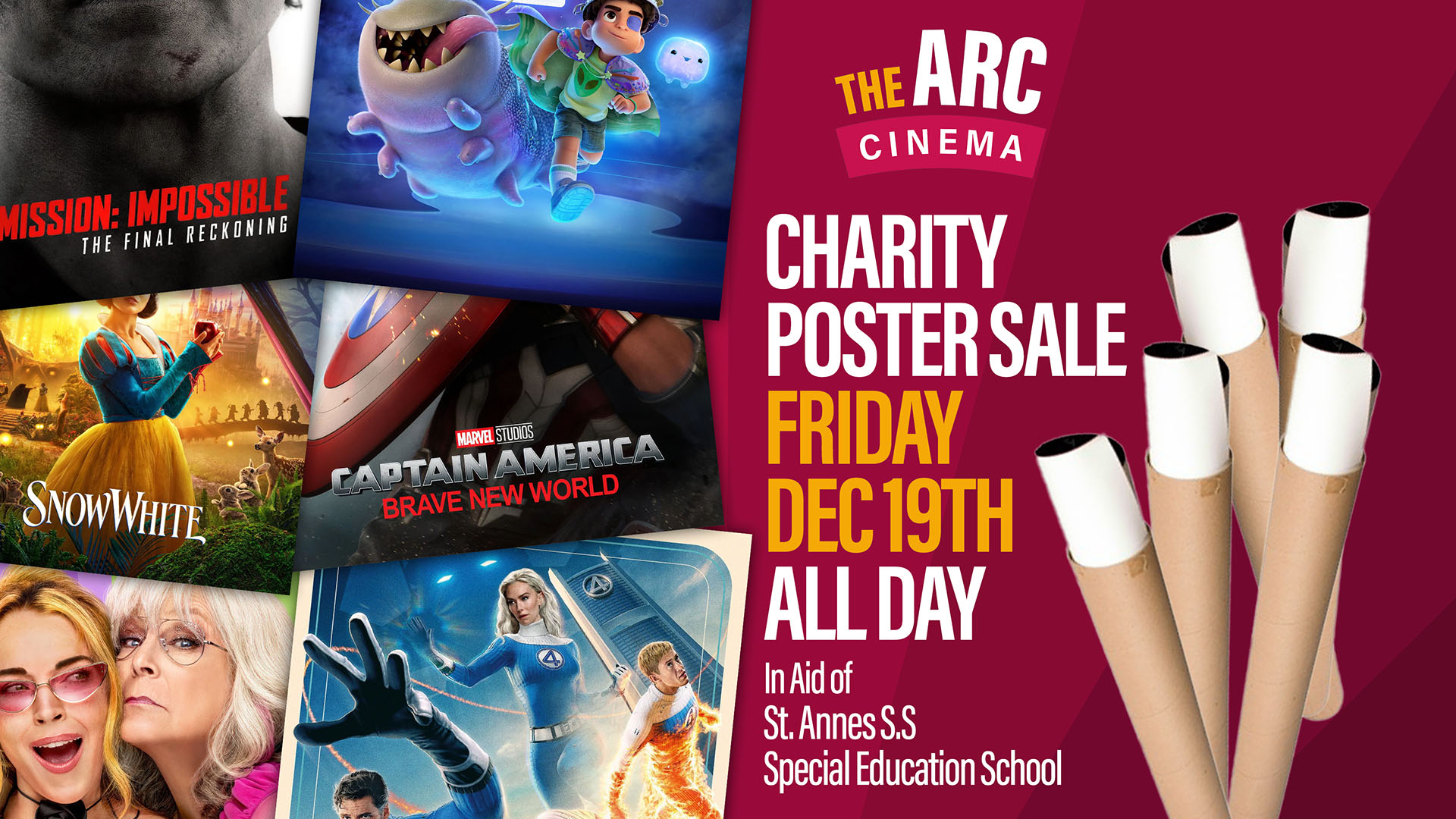 Charity Poster Sale - in aid of St. Anne's S.S Special Education School 